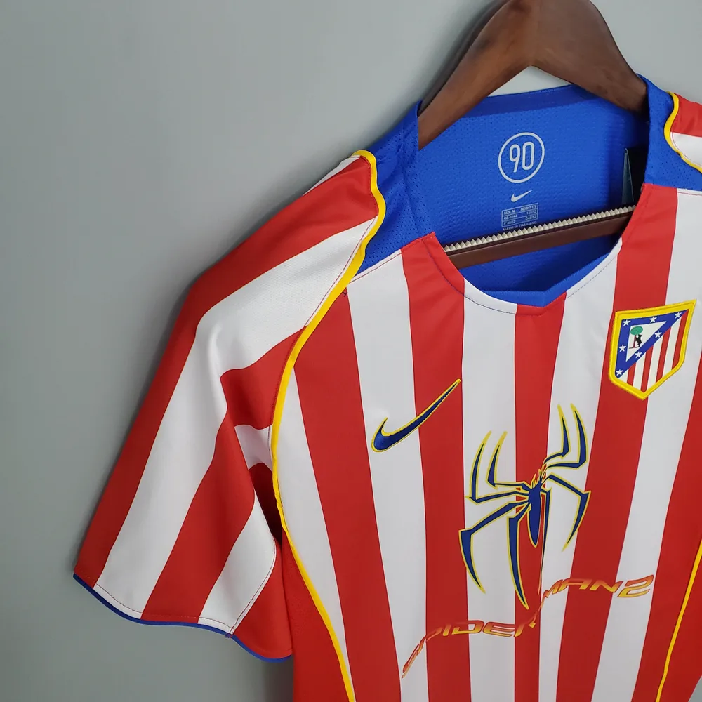 Atlético Madrid 2004/2005 Retro Atletico Madrid Home Soccer Jersey 2004/2005 — 7