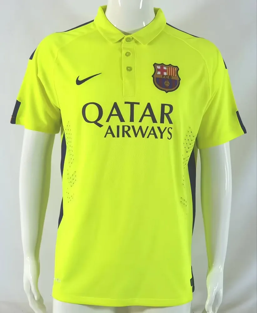 Barcelona 2014/2015 Retro Barcelona Tercera Visitante Camiseta de fútbol 2014/2015