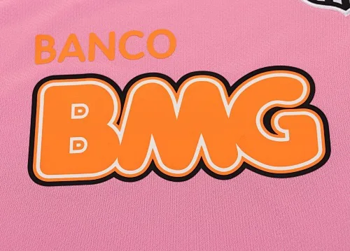 Santos 2012/2013 Long Sleeve Retro Santos Pink Football Jersey Kids Size 2012/2013 — 4