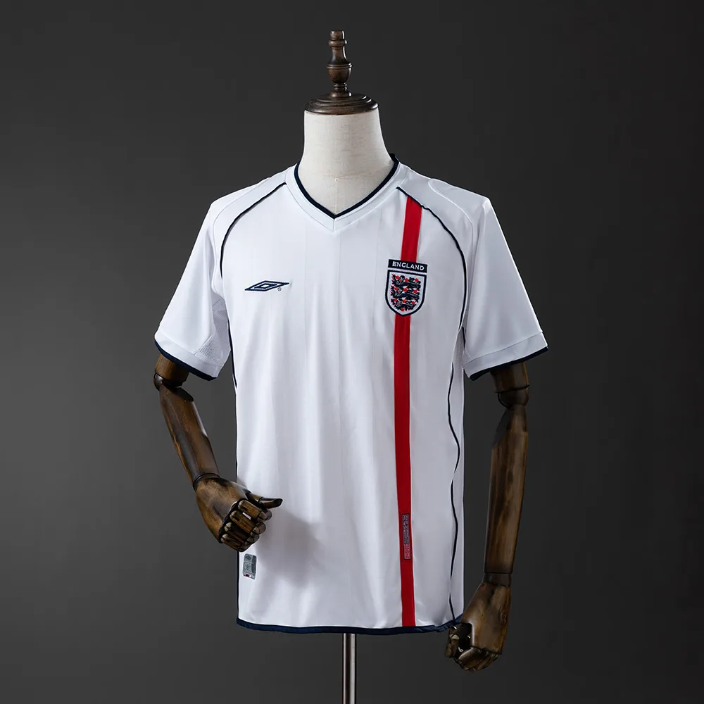 England 2002 Retro England Local Camiseta de fútbol 2002