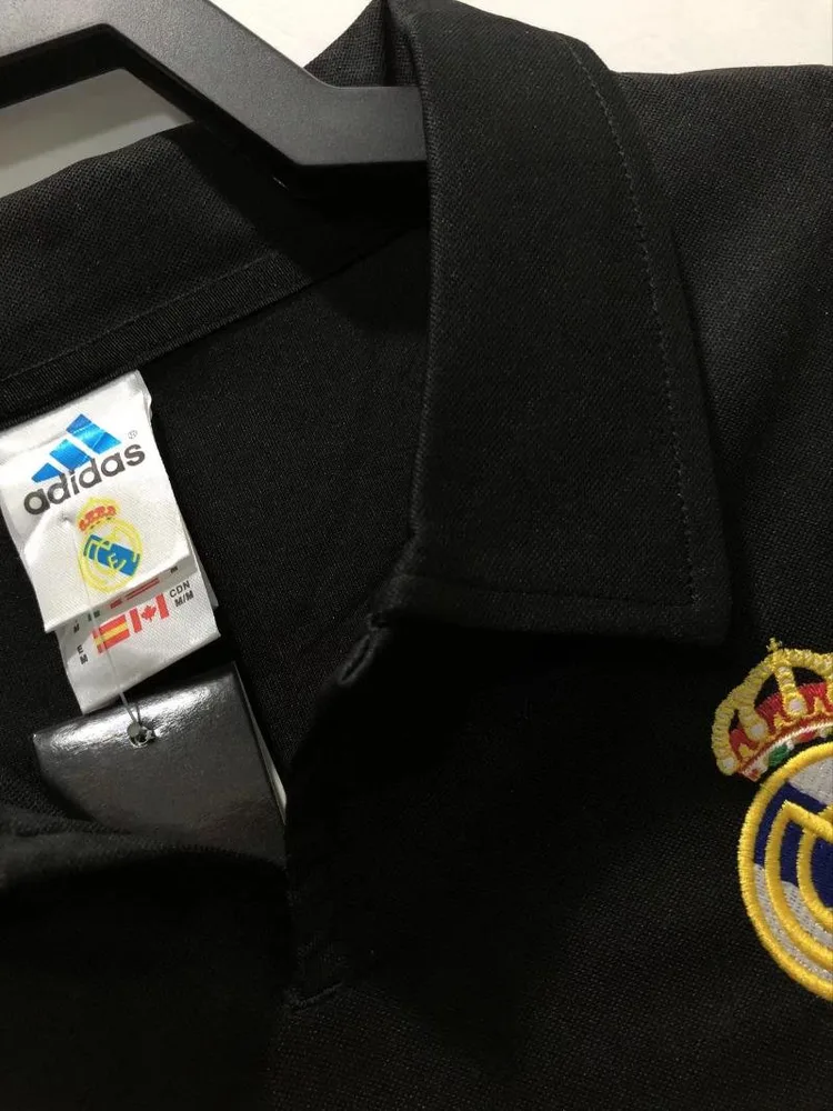 Real Madrid 2002/2003 Retro Real Madrid Visitante Camiseta de fútbol Champions League Edition 2002/2003 — 4