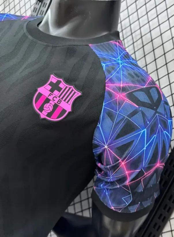 Barcelona 2026/2027 Player Version Barcelona Special Edition Black Blue Football Jersey 2026/27 — 9