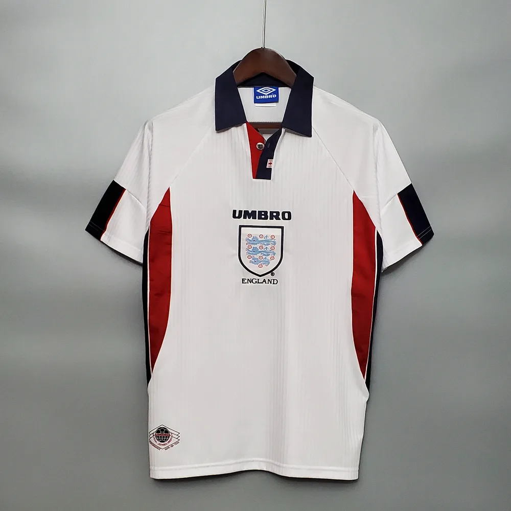 England 1998 Retro England Home Soccer Jersey 1998 — 1
