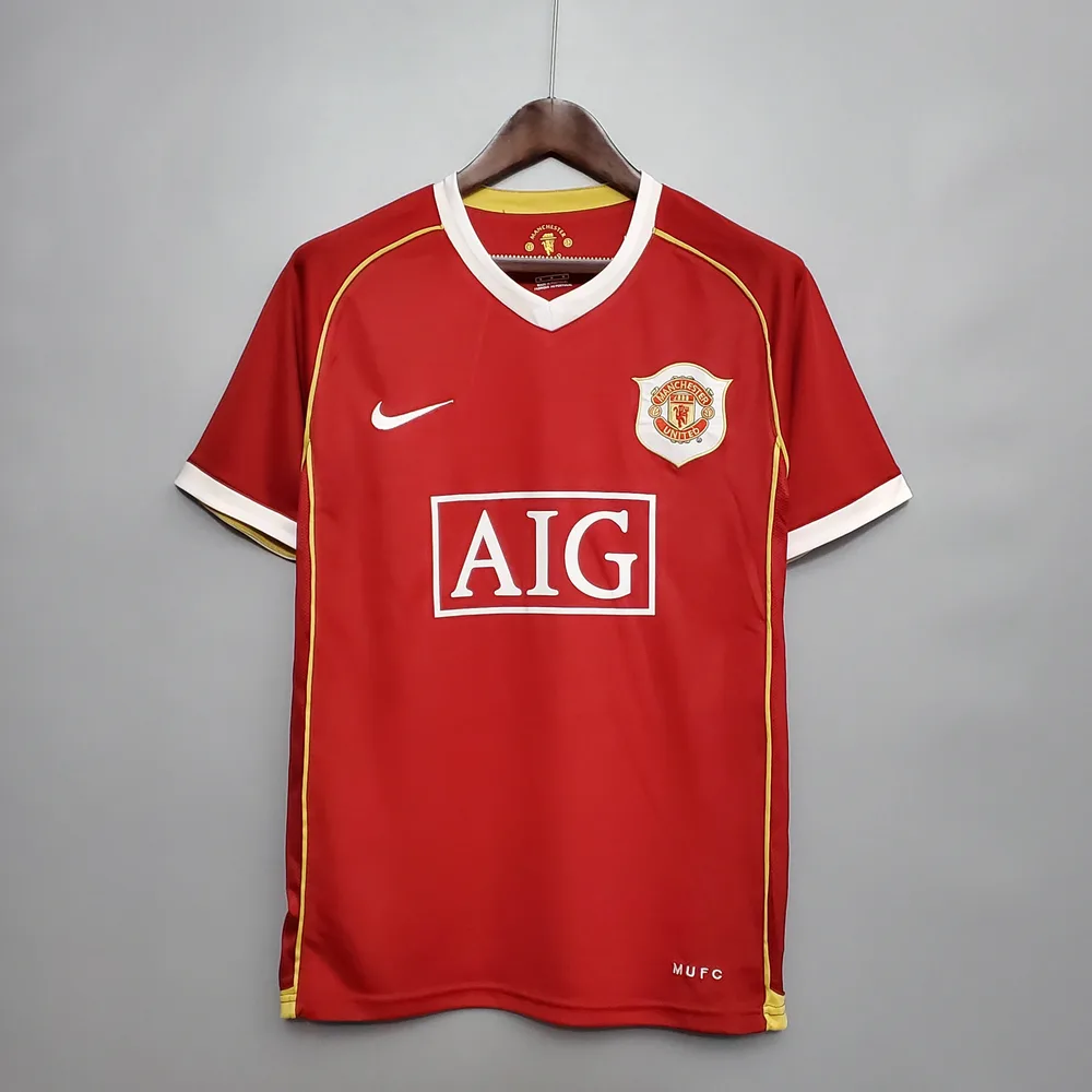 Manchester United 2006/2007 Retro Manchester United Local Camiseta de fútbol 2006/2007