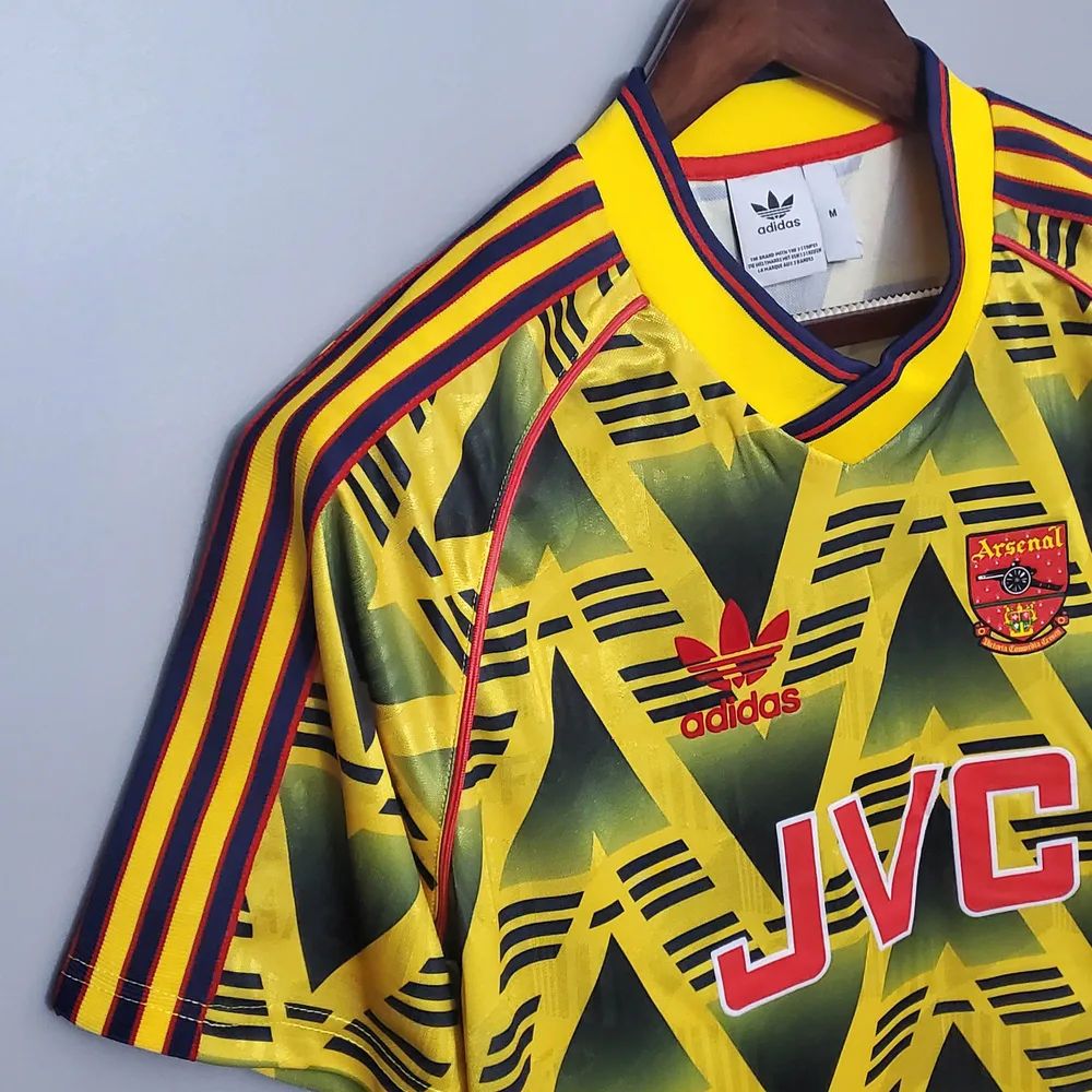 Arsenal 1991/1993 Retro Arsenal Visitante Camiseta de fútbol 1991/1993 — 6