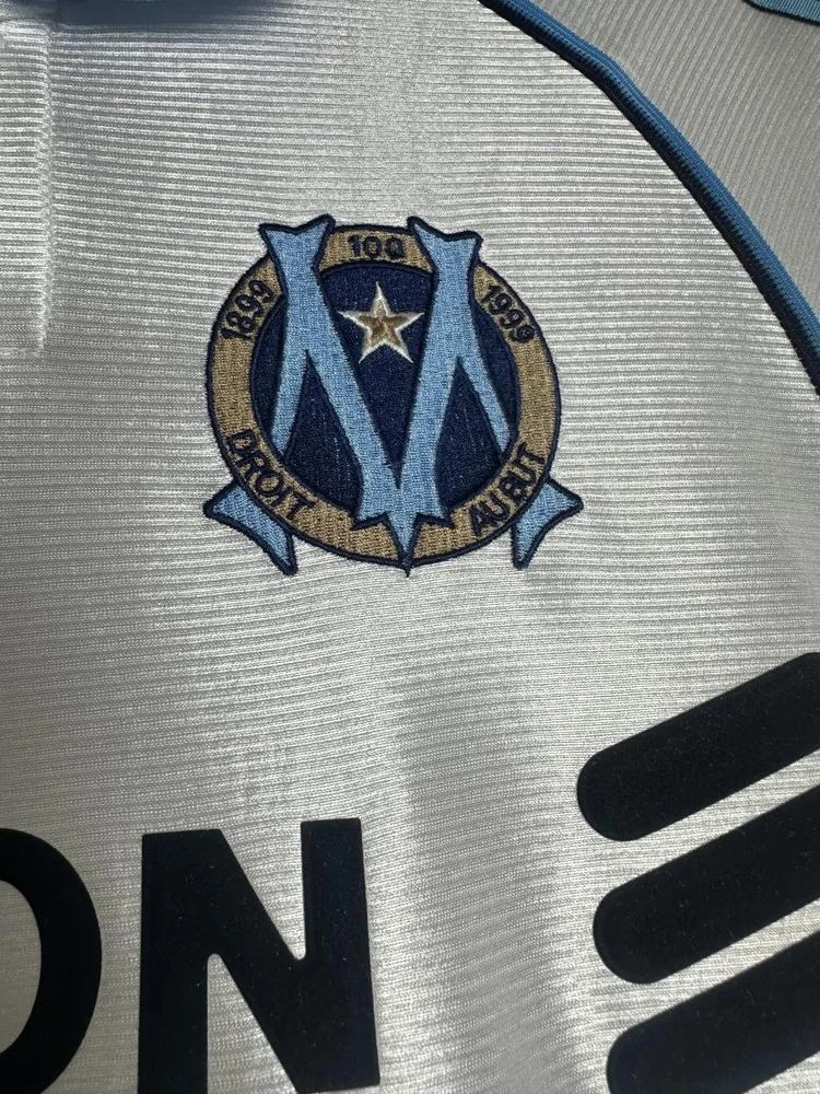 Marseille 1998-1999 Retro Olympique de Marseille Local Camiseta de fútbol 1998/1999 — 6