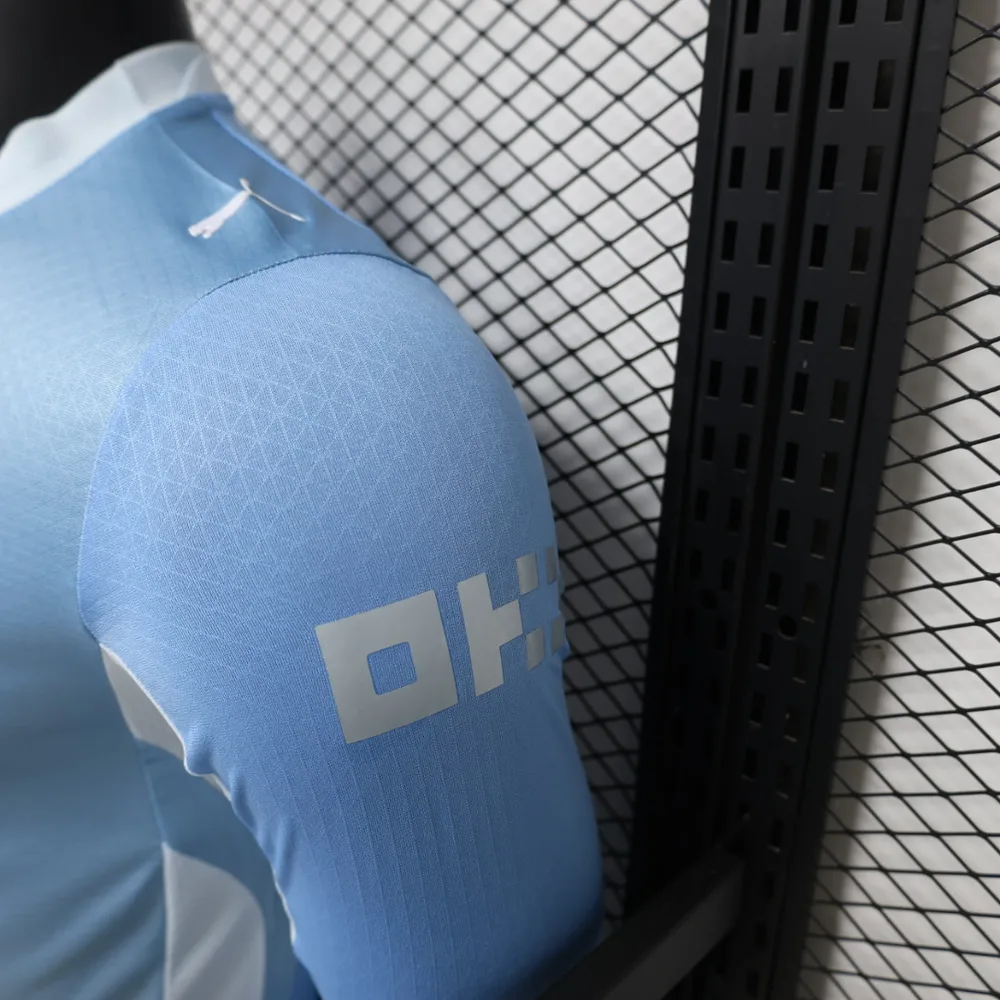 Manchester City 2026/2027 Long Sleeve Player Version Manchester City Home Football Jersey 2026/27 — 8
