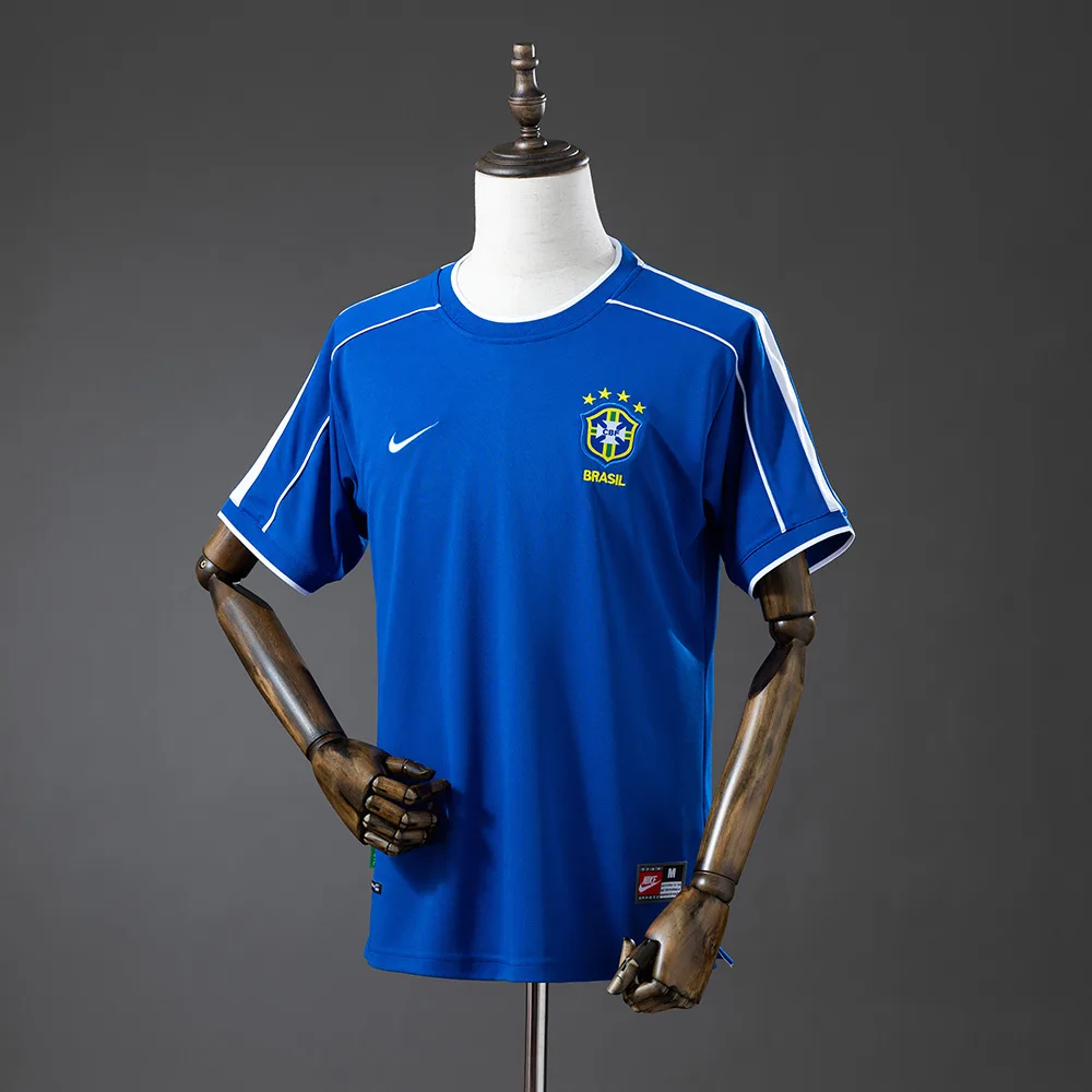 Brazil 1998 Retro Brazil Visitante Camiseta de fútbol 1998