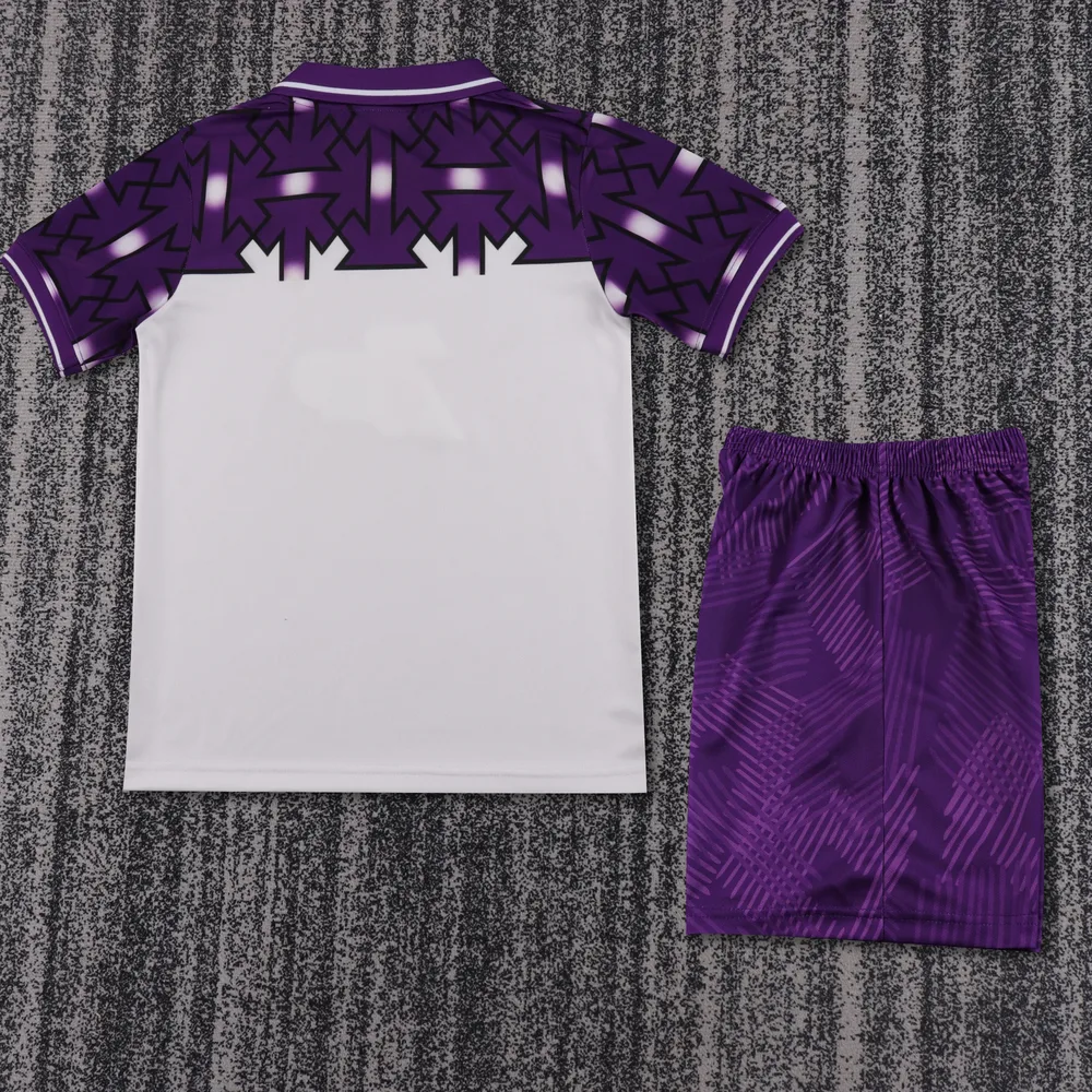 Fiorentina 1992-1993 Retro Fiorentina Visitante Camiseta de fútbol Talla infantil 1992/1993 — 2