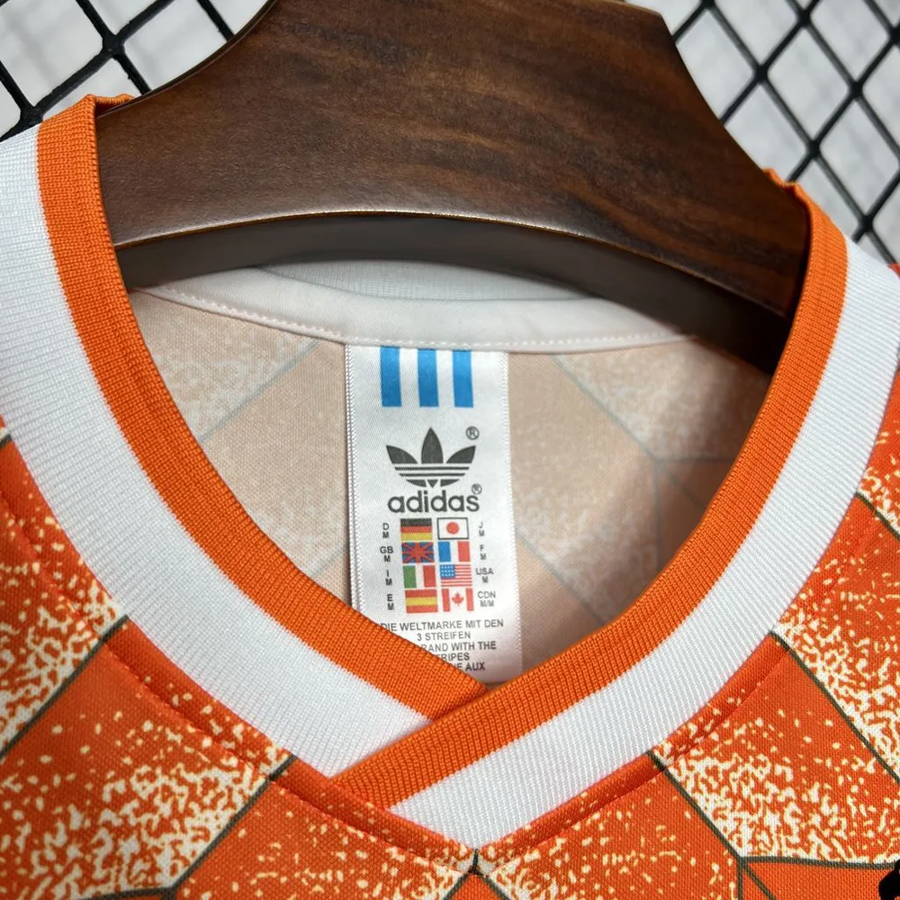 Netherlands 1998 Retro Netherlands National Team Home Football Shirt 1998 — 9