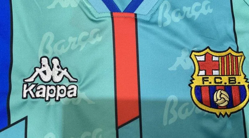 Barcelona 1996/1997 Retro Barcelona Away Football Jersey Long Sleeve 1996/1997 — 3