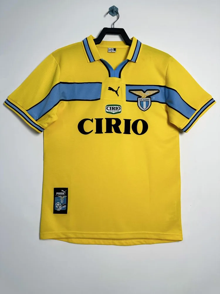Lazio 1998/1999 Retro Lazio Tercera Visitante Camiseta de fútbol 1998/1999