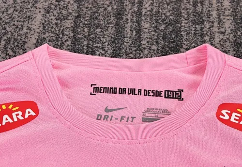 Santos 2012/2013 Long Sleeve Retro Santos Pink Football Jersey Kids Size 2012/2013 — 3
