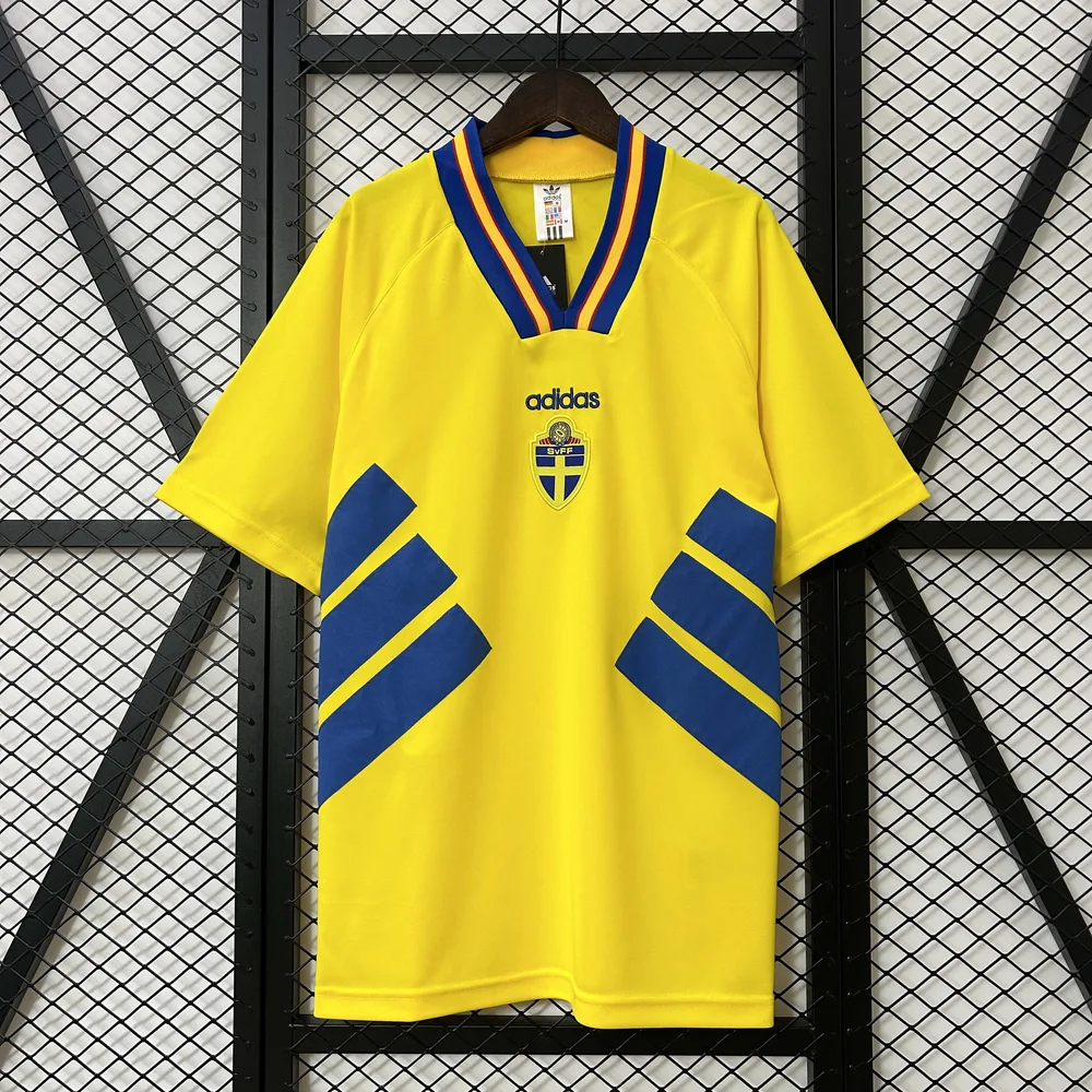 Sweden 1994 Retro Sweden Local Camiseta de fútbol 1994