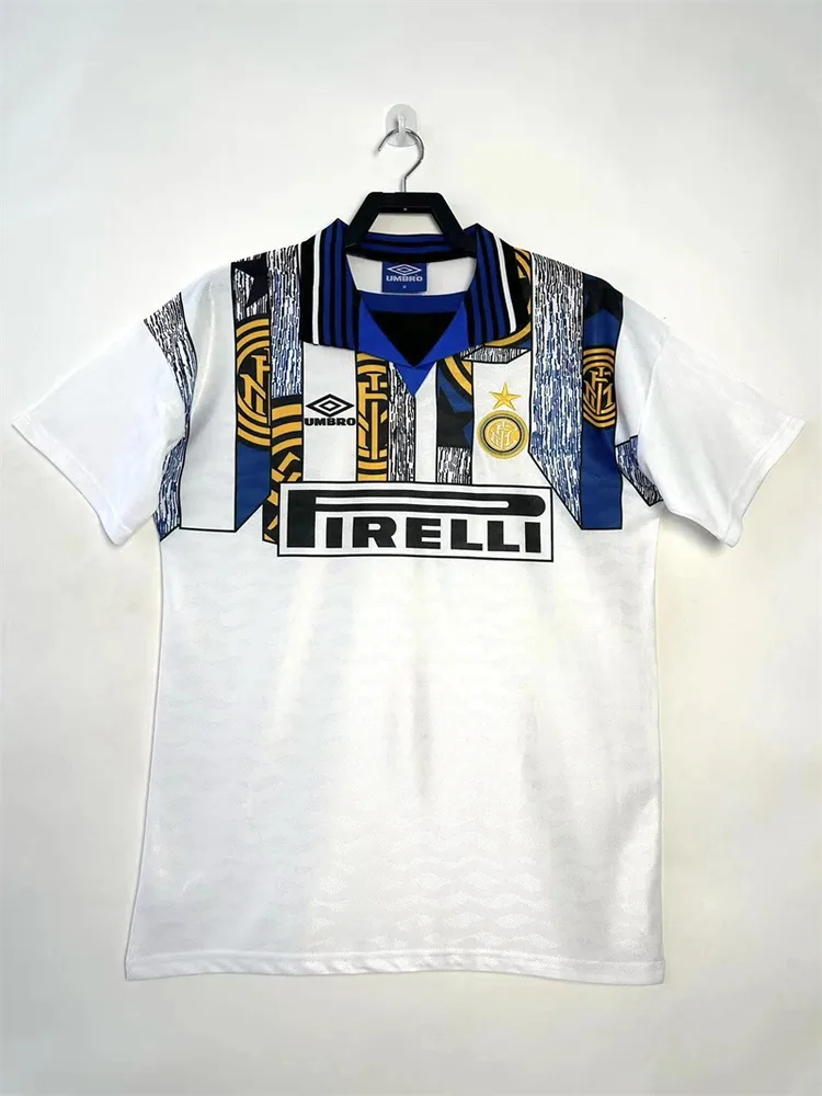 Inter Milan 1995/1996 Retro Inter Milan Visitante Camiseta de fútbol 1995/1996