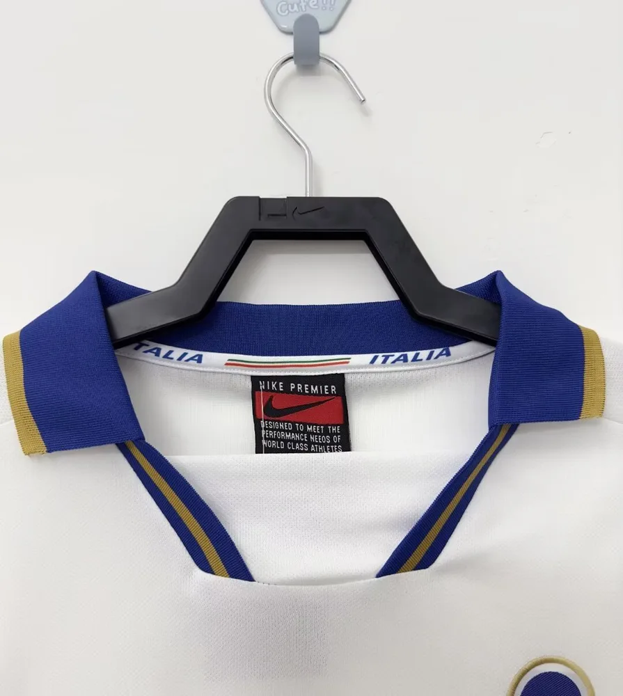 Italy 1996 Retro Italy Away Soccer Shirt 1996 — 3