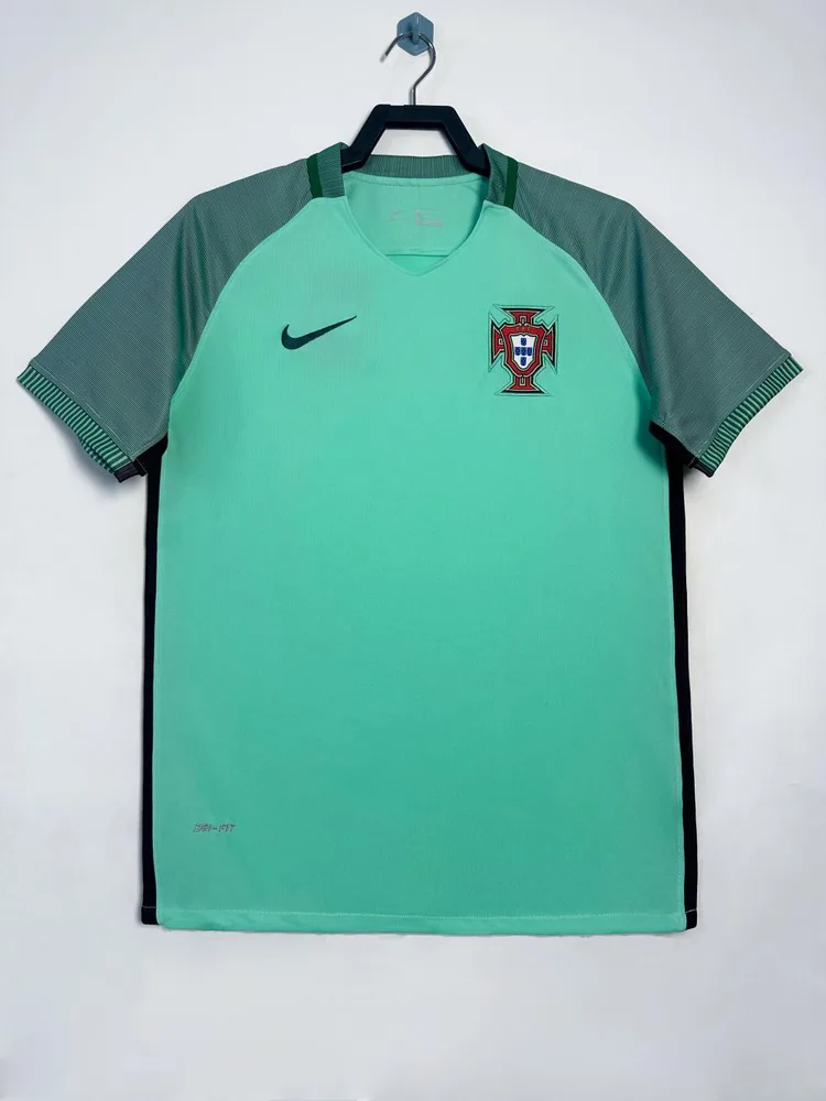 Portugal 2016 Retro Portugal Visitante Camiseta de fútbol 2016