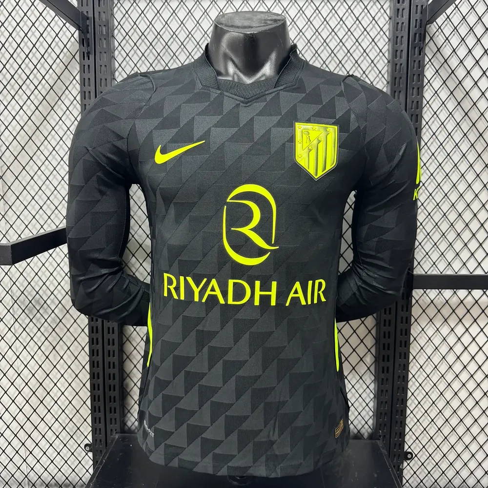 Atlético Madrid 2026/2027 Long Sleeve Player Version Atletico Madrid Away Football Jersey 2026/27