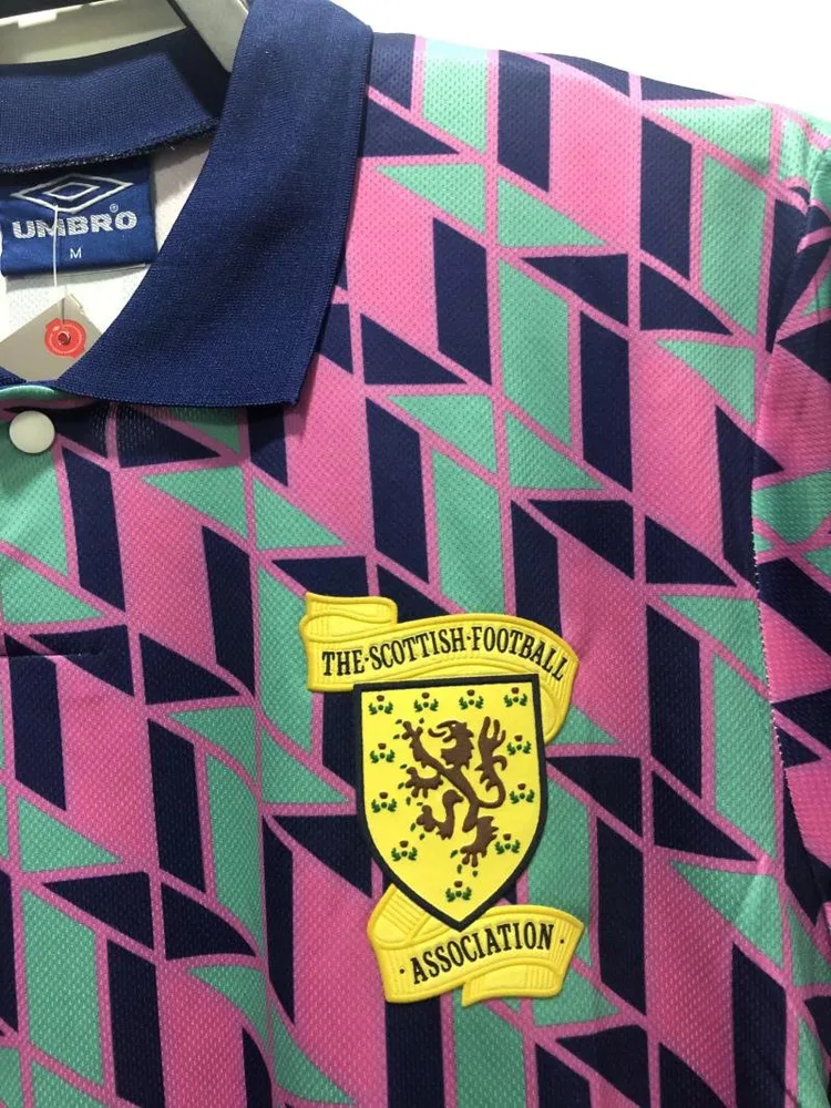 Scotland 1988-1989 Retro Scotland National Team Away Football Shirt 1988/1989 — 4