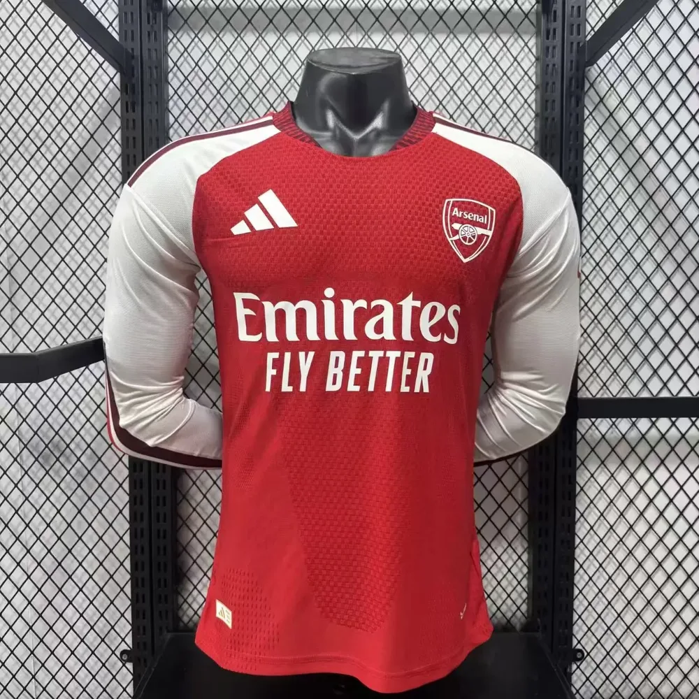 Arsenal 2026/2027 Long Sleeve Player Version Arsenal Home Football Jersey 2026/27