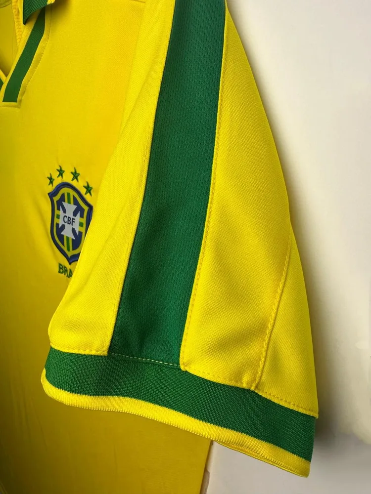 Brazil 1997 Retro Brazil Soccer Jersey Home 1997 — 7