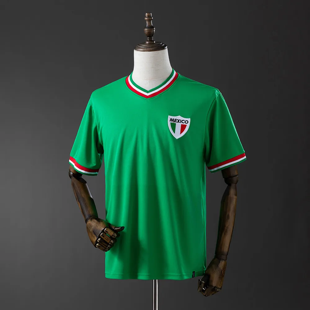 Mexico 1970 Retro Mexico National Local Jersey 1970