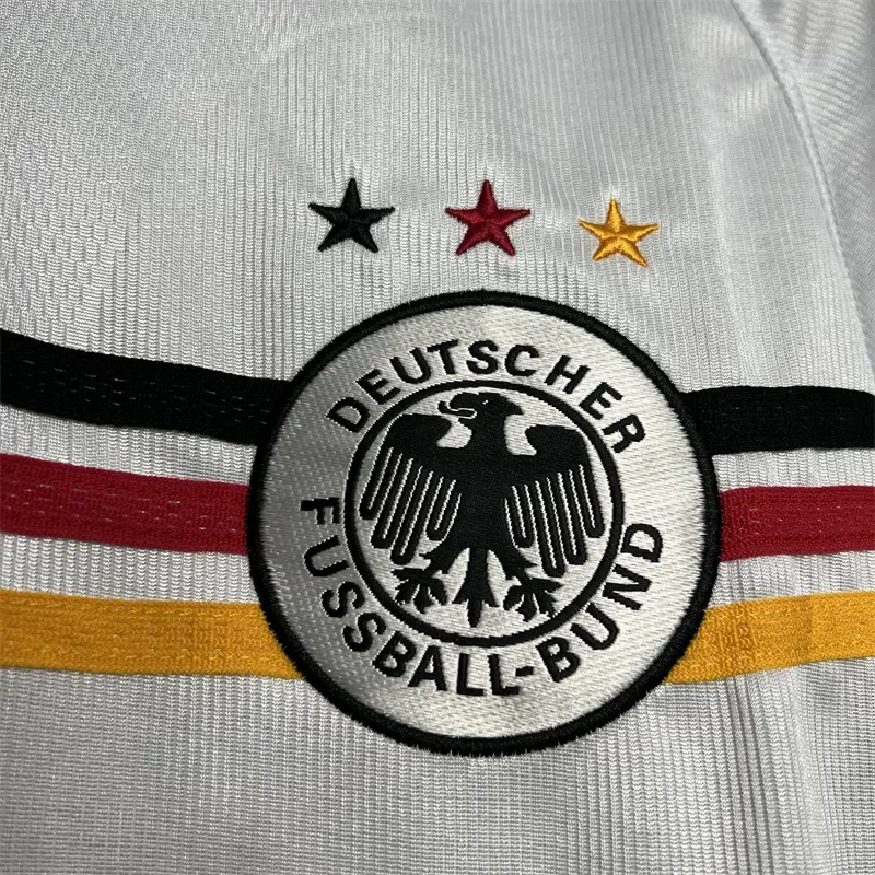 Germany 1998 Retro Germany Home Soccer Jersey 1998 — 6