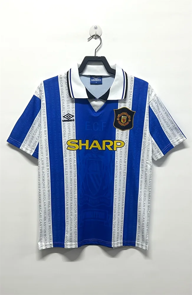 Manchester United 1994/1996 Retro Manchester United Tercera Visitante Camiseta de fútbol 1994/1996