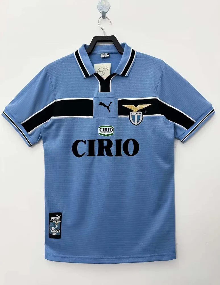 Lazio 1998/1999 Retro Lazio Local Camiseta de fútbol 1998/1999