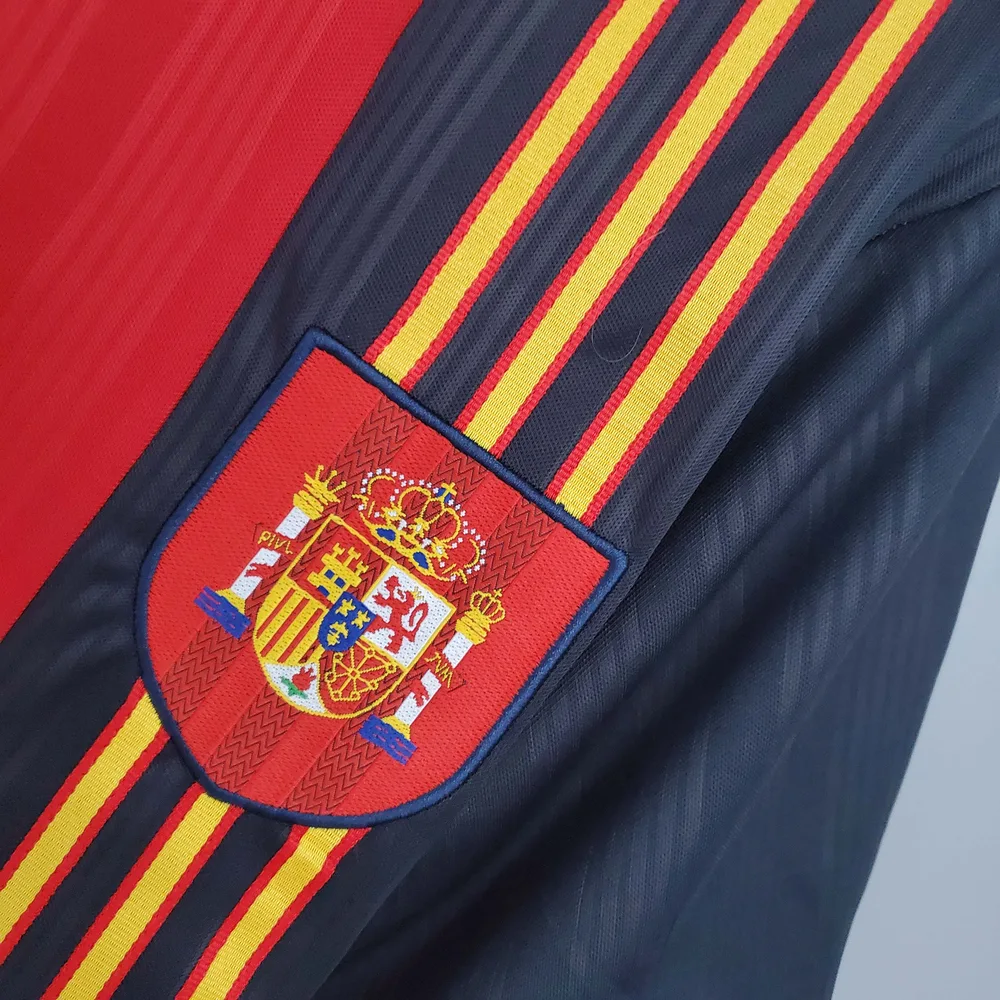 Spain 1996 Retro Spain Home Football Shirt 1996 — 7