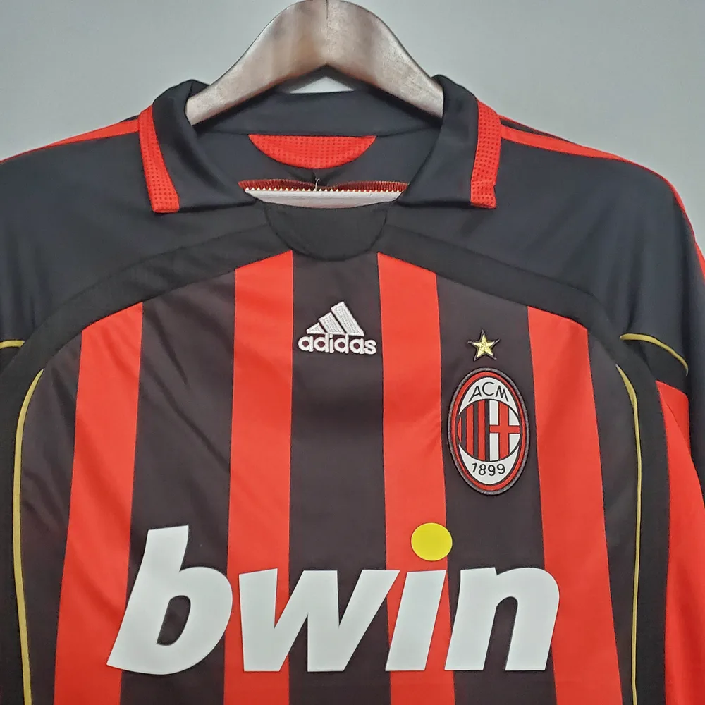 AC Milan 2006/2007 Retro AC Milan Home Football Shirt 2006/2007 — 3