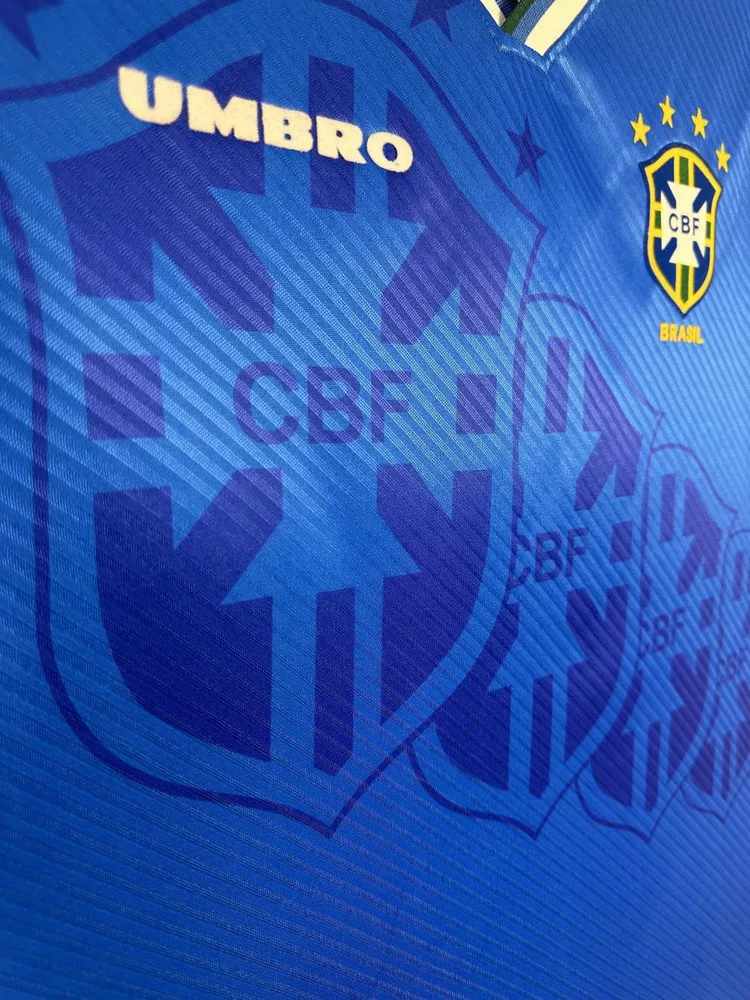 Brazil 1996 Retro Brazil Away Soccer Jersey Football Shirt 1996 — 4