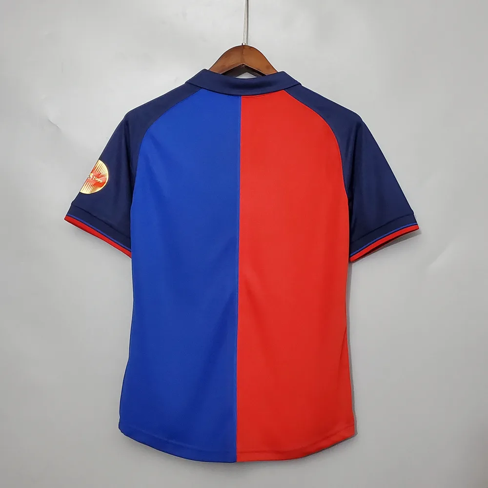 Barcelona 1999/2000 Retro Barcelona Local 100th Anniversary Version Camiseta de fútbol 1999/2000 — 2