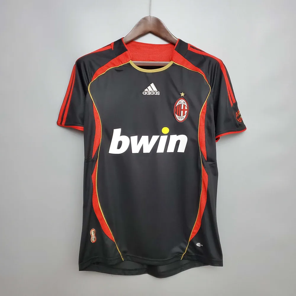 AC Milan 2006/2007 Retro AC Milan Tercera Visitante Camiseta de fútbol 2006/2007