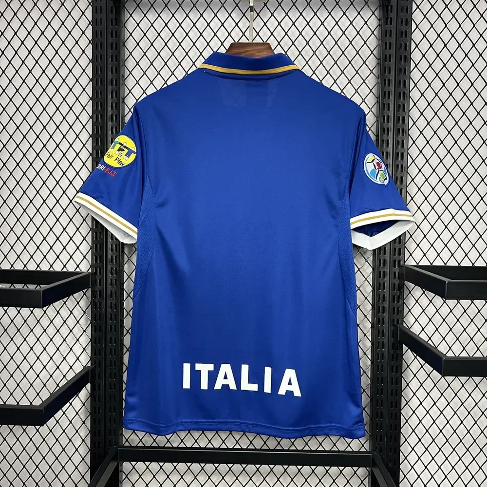 Italy 1996 Retro Italy Home Soccer Shirt 1996 — 2