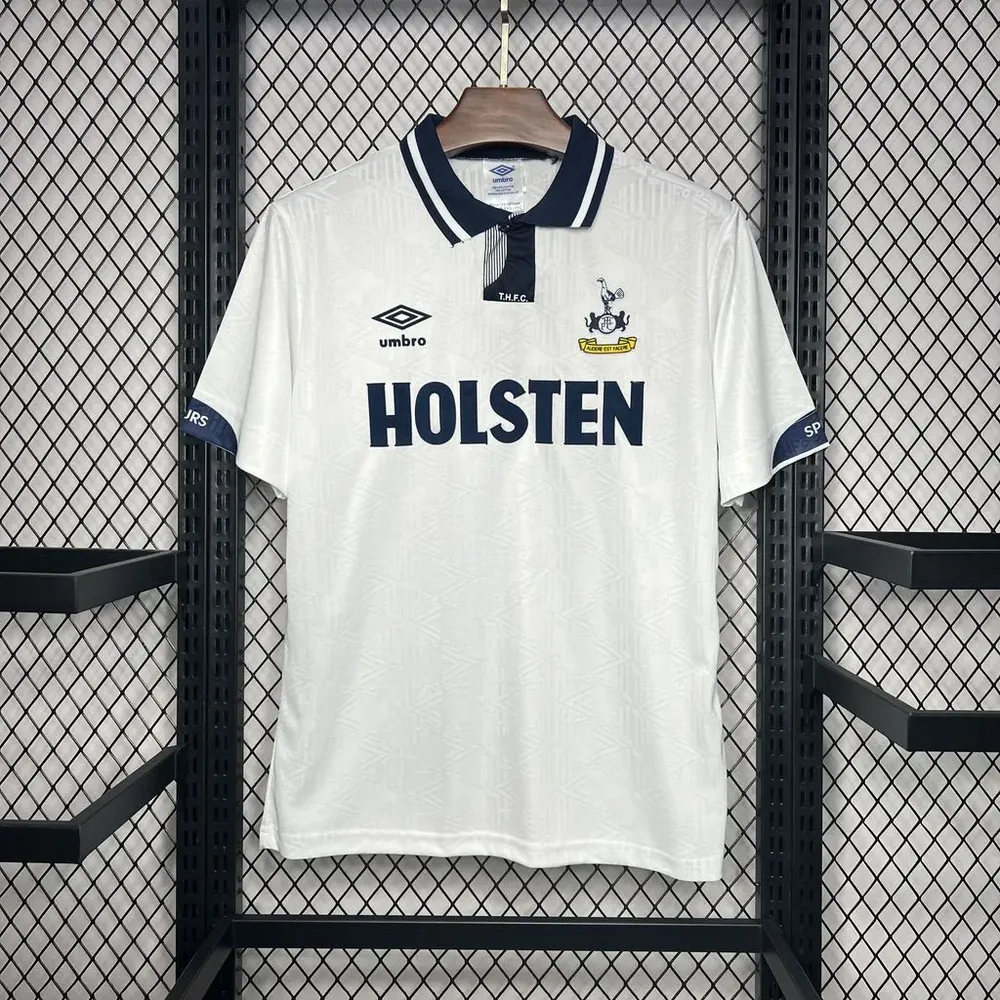 Tottenham 1992/1993 Retro Tottenham Hotspur Local Camiseta de fútbol 1992/1993