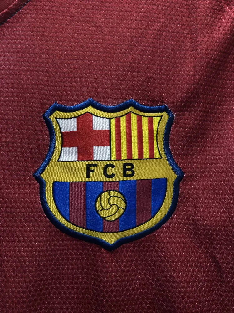 Barcelona 2008/2009 Retro Barcelona Football Shirt Home Champions League 2008/2009 — 8