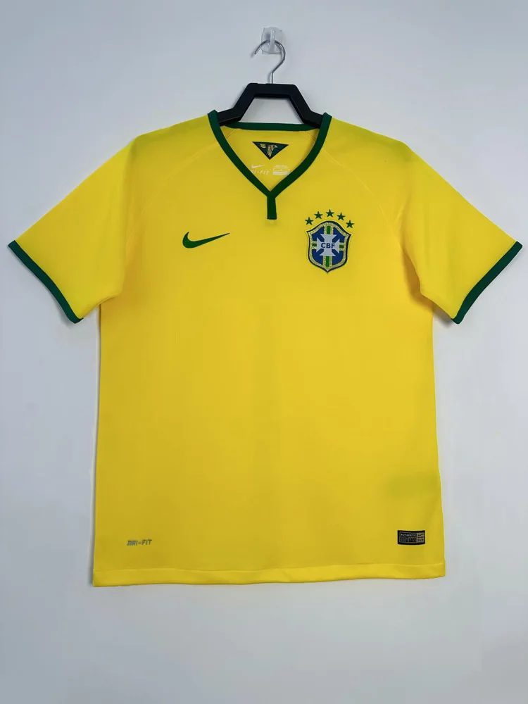 Brazil 2014 Retro Brazil Local Camiseta de fútbol 2014