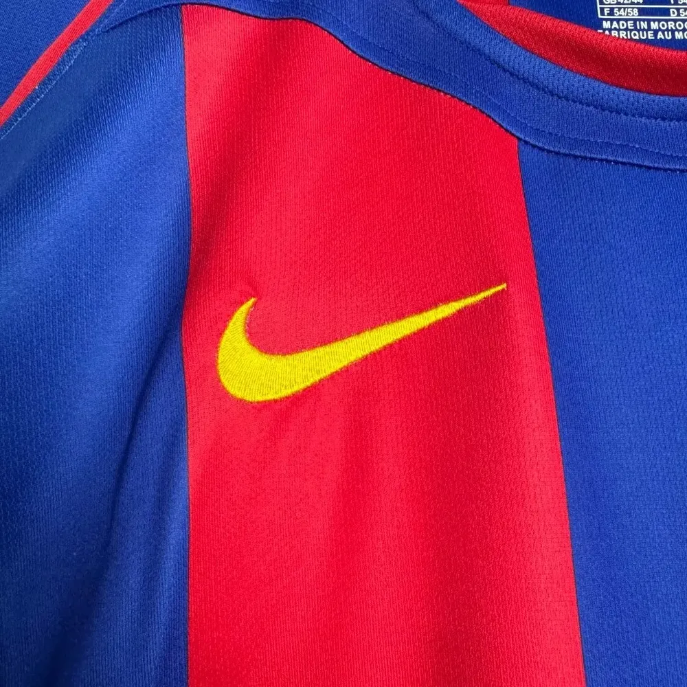 Barcelona 2004/2005 Retro Barcelona Home Collarless Football Shirt 2004/2005 — 6