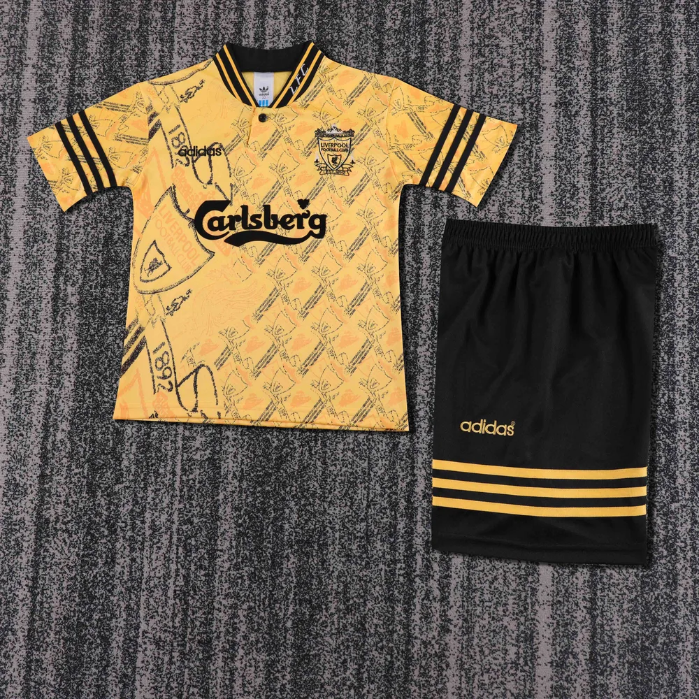 Liverpool 1994-1996 Retro Liverpool Tercera Visitante Camiseta de fútbol Talla infantil 1994/1996
