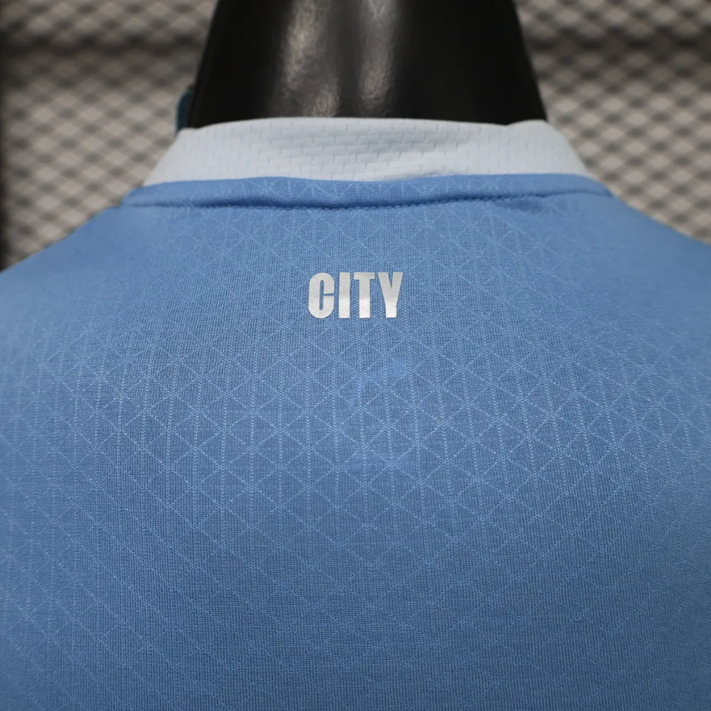 Manchester City 2026/2027 Long Sleeve Player Version Manchester City Home Football Jersey 2026/27 — 4