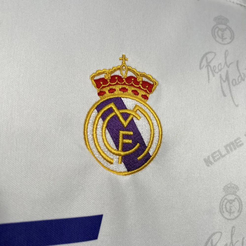 Real Madrid 1994/1996 Retro Real Madrid Home Soccer Jersey 1994/1996 — 7