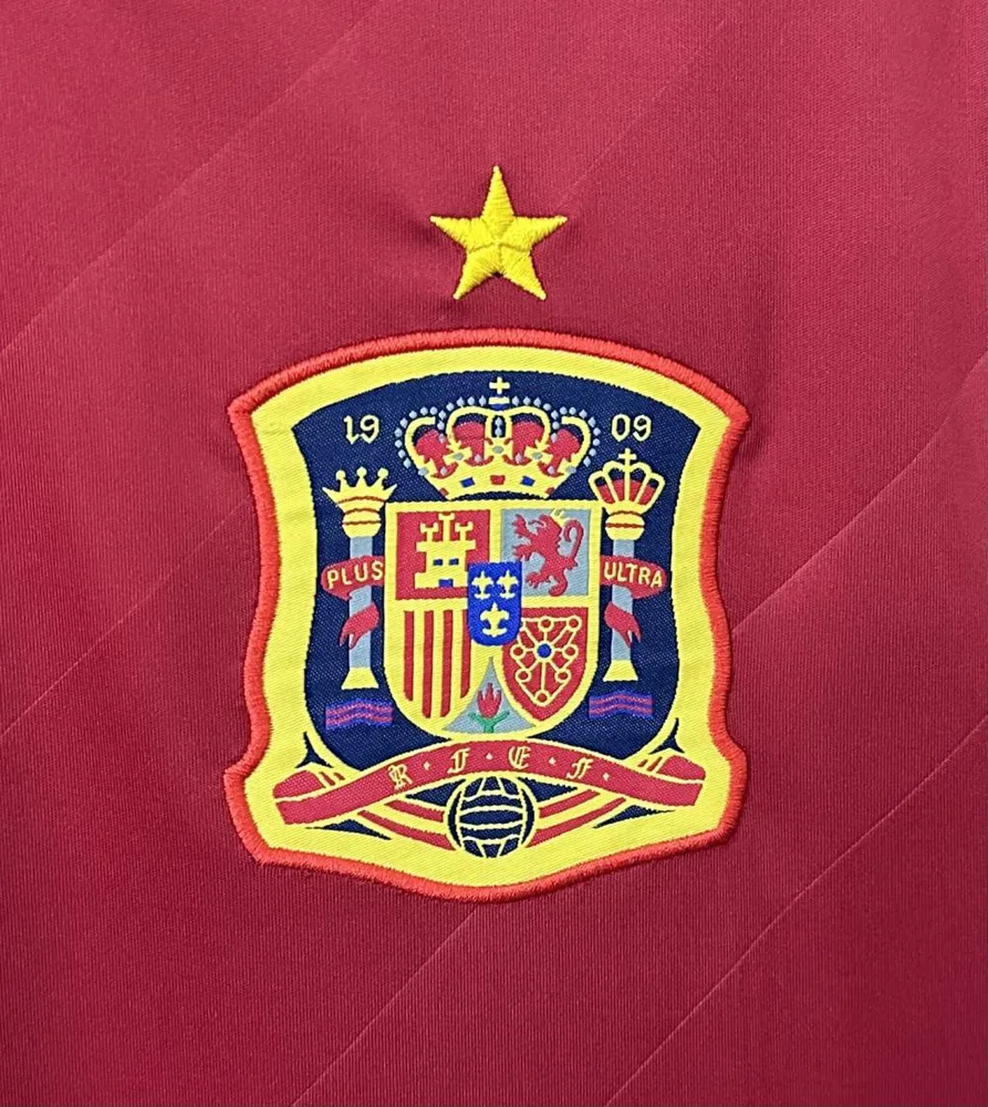 Spain 2012 Retro Spain Home Soccer Shirt 2012 — 5