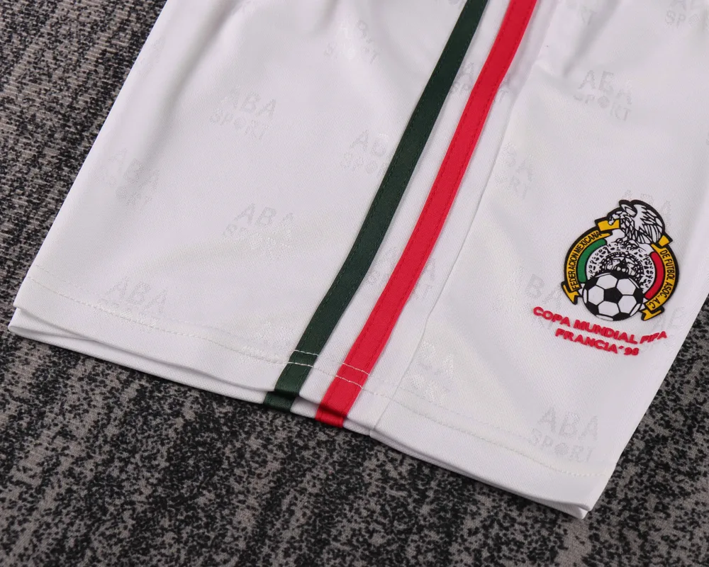 Mexico 1998 Retro Mexico National Local Camiseta de fútbol Talla infantil 1998 — 10