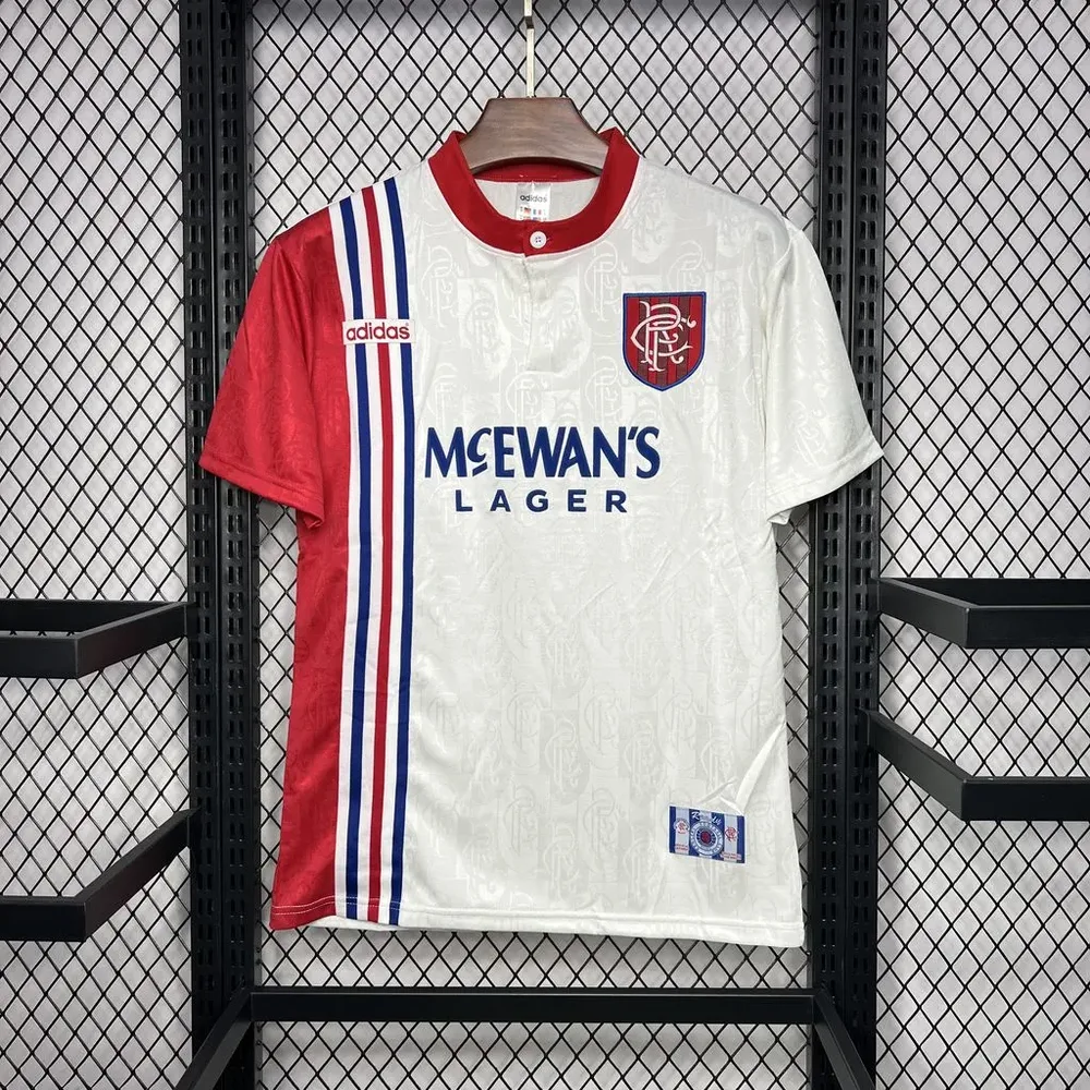 Rangers 1996/1997 Retro Rangers Visitante Camiseta de fútbol 1996/1997