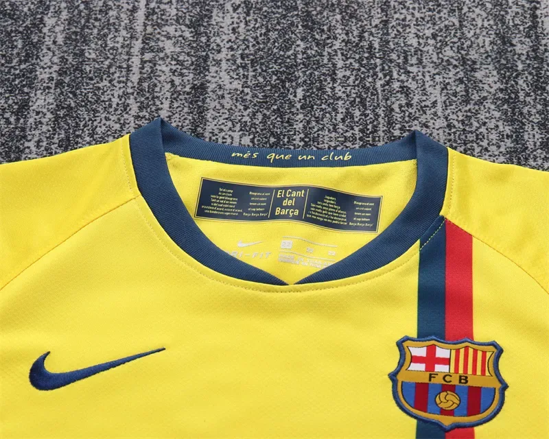 Barcelona 2008/2009 Retro Barcelona Away Football Shirt Kids Size 2008/2009 — 3