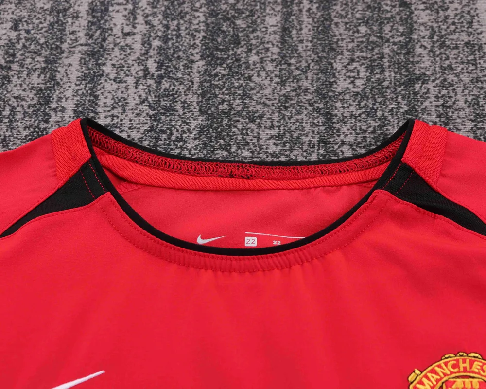 Manchester United 2002-2004 Retro Manchester United Home Football Shirt Kids Size 2002/2004 — 3