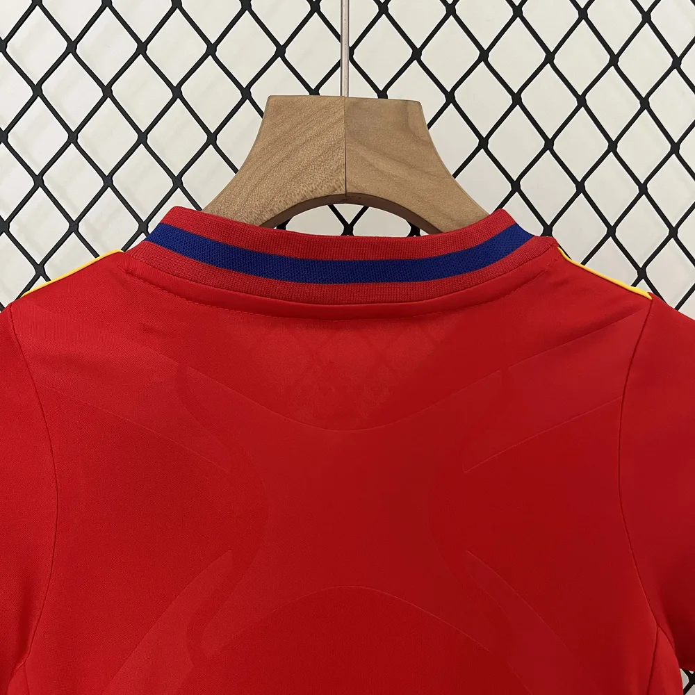 Spain 2010 Retro Spain Home Football Shirt Kids Size 2010 — 4