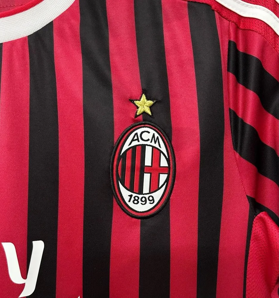 AC Milan 2011/2012 Retro AC Milan Home Football Shirt 2011/2012 — 7