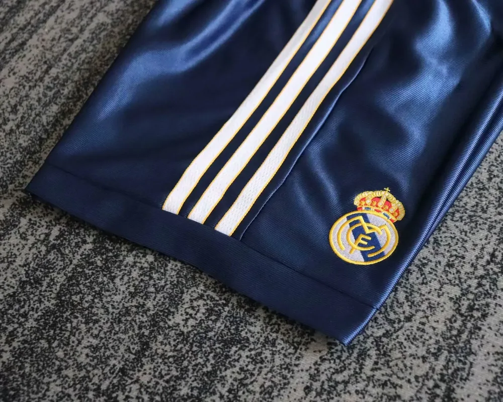 Real Madrid 1998-2000 Retro Real Madrid Tercera Visitante Camiseta de fútbol Talla infantil 1998/2000 — 9